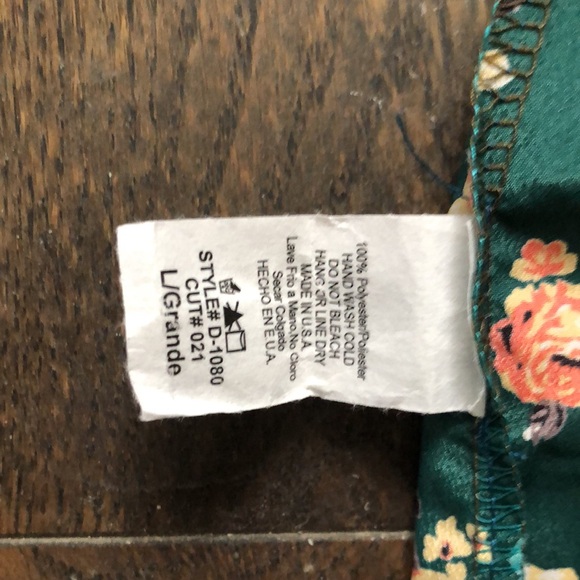 Strapless Floral Print Dress/Tunic - Picture 6 of 8